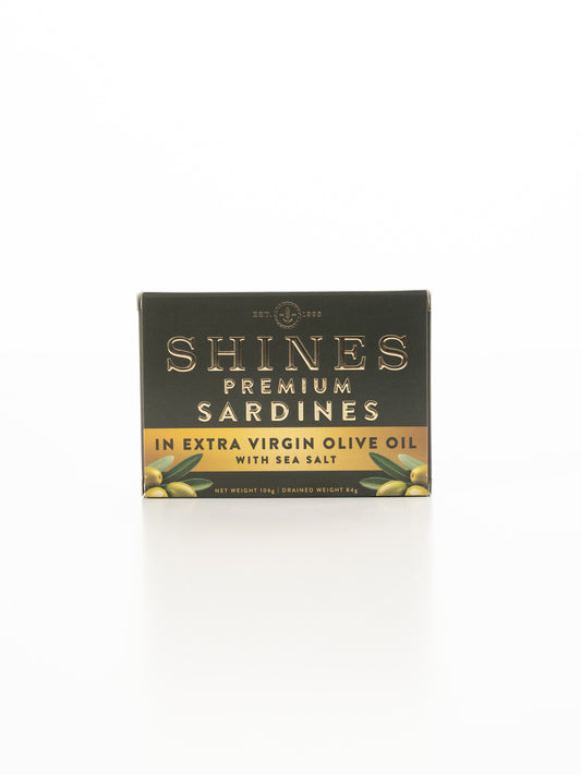 Shines Wild Sardines in Extra Virgin Olive Oil with Sea Salt -106g