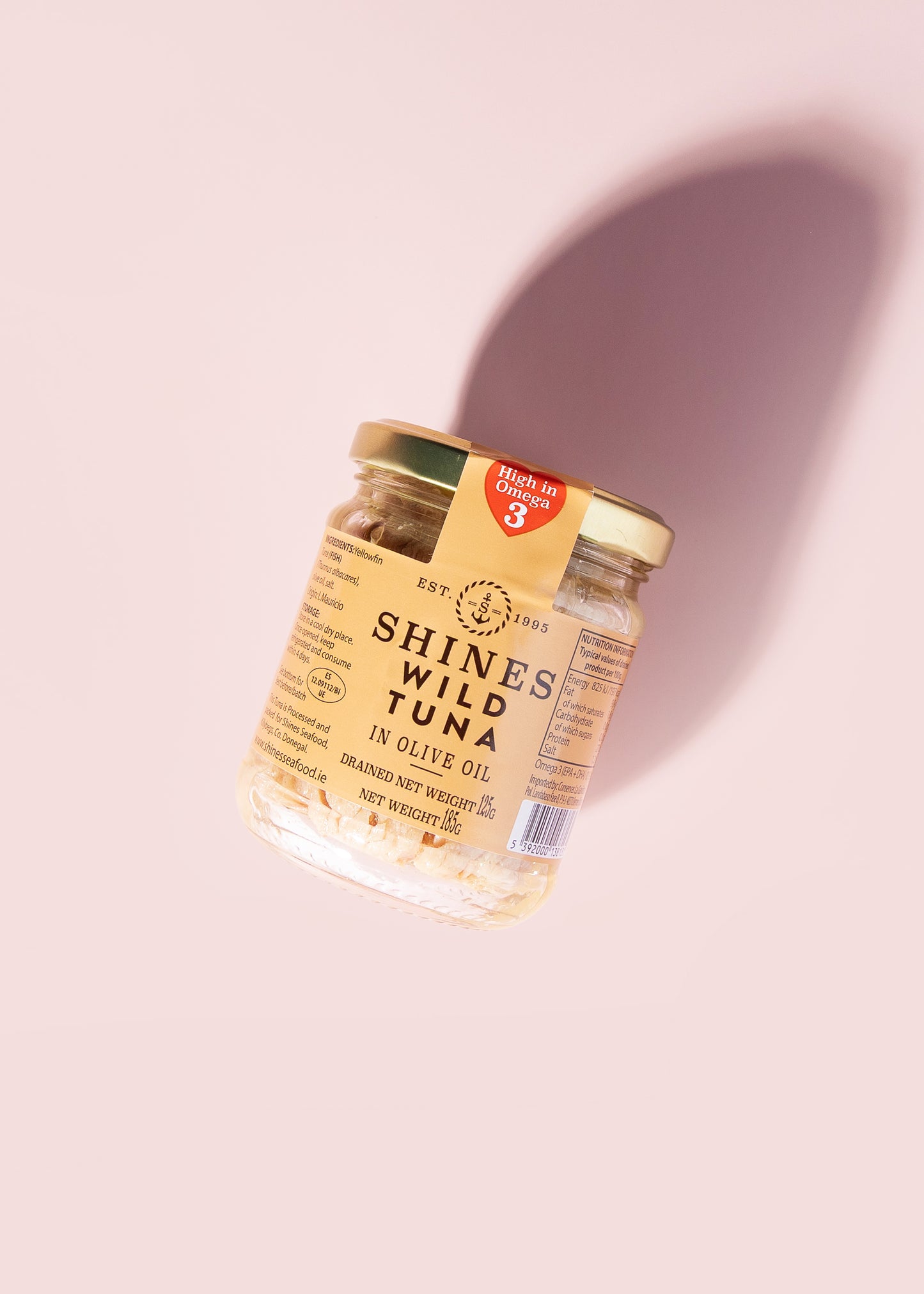 Shines Wild Yellowfin Tuna in Olive Oil 185g