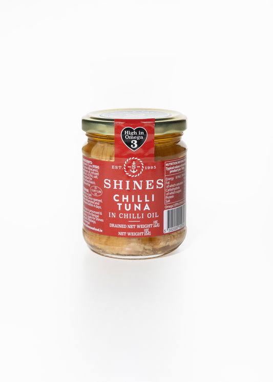 12 Box - Shines Chilli Tuna in Oil - 185g