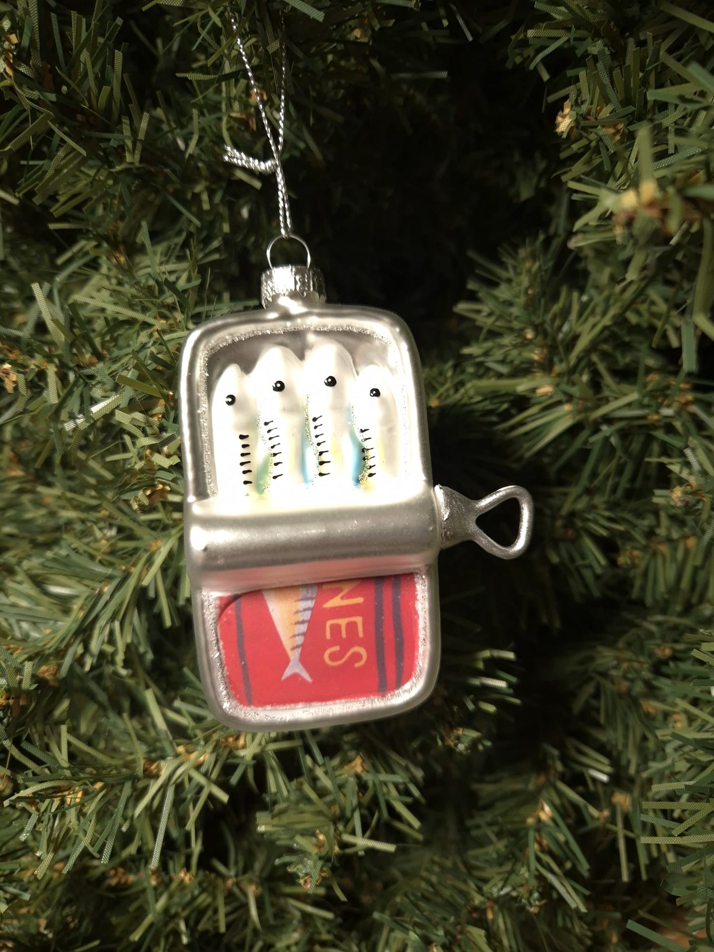 Shines Sardines Christmas Ornament