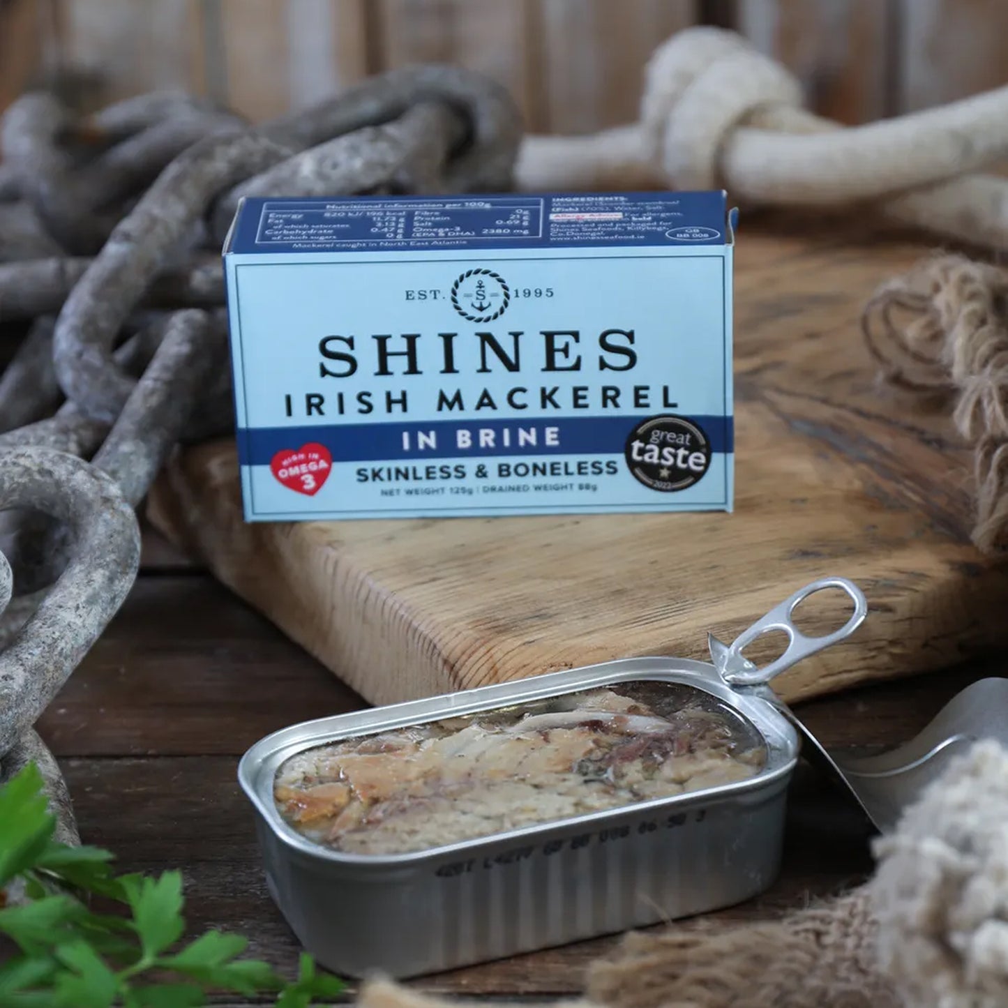 Mackerel Fillets In Brine 125g