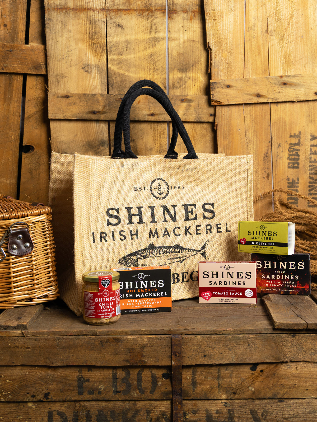 PORT - Red Bundle in Hessian Bag