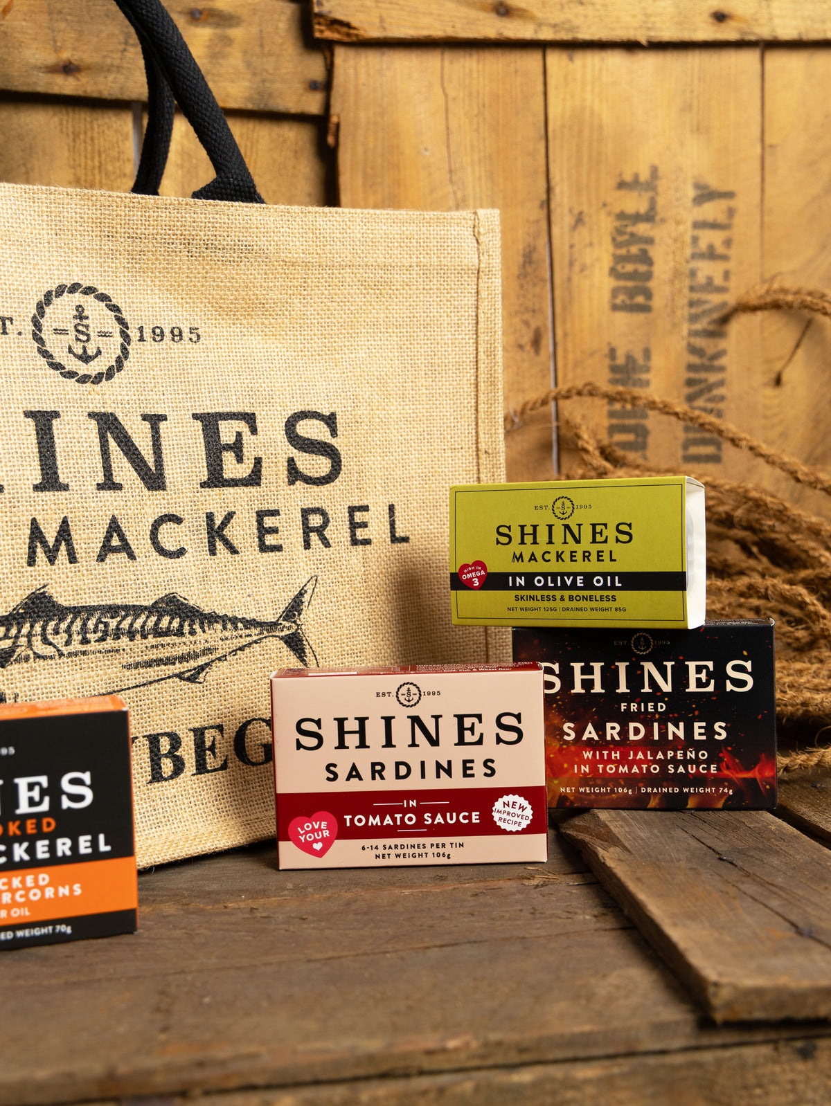 PORT - Red Bundle in Hessian Bag