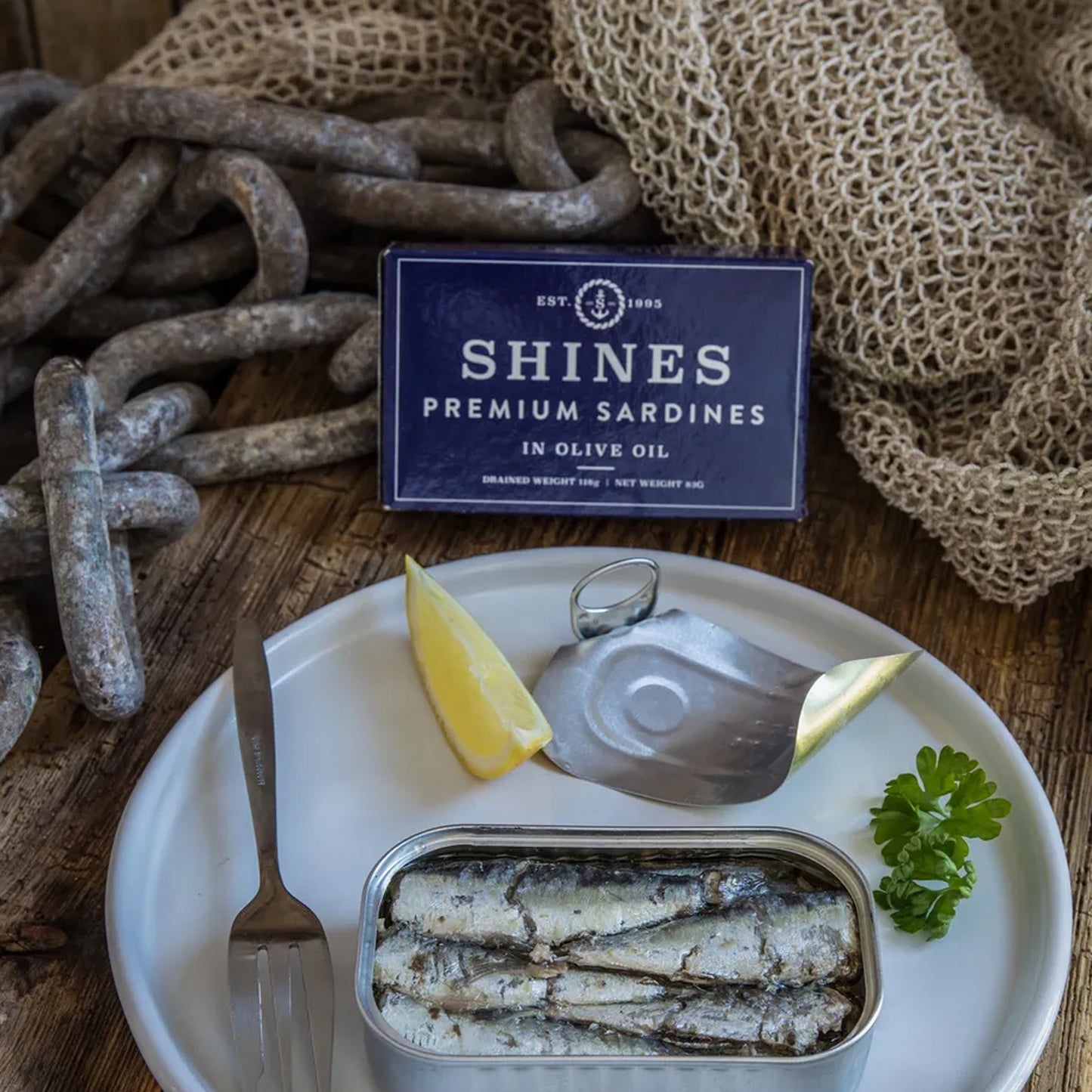 Shines Premium Tinned Sardines in Olive Oil