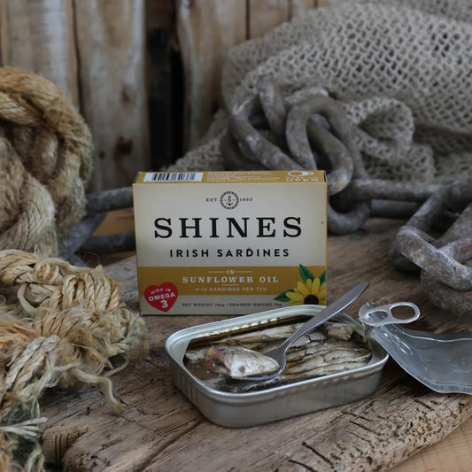 12 BOX x Shines Sardines in Sunflower Oil -106g