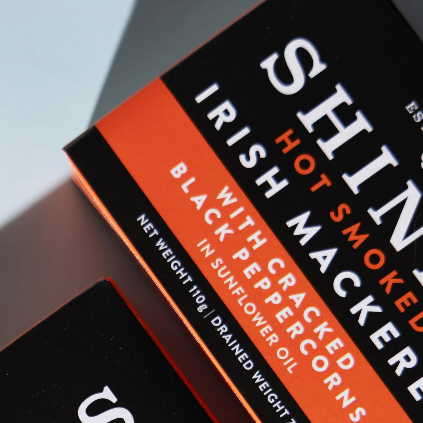 HOT SMOKED Mackerel Fillets with Peppercorns In Sunflower Oil 110g