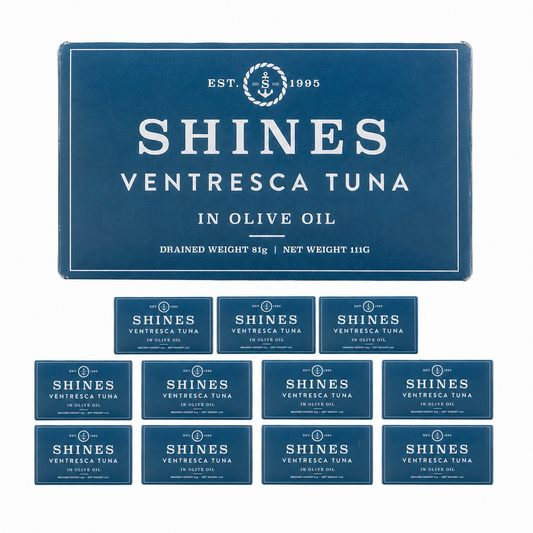 12 Box Yellowfin Ventresca in Olive Oil 111g tin
