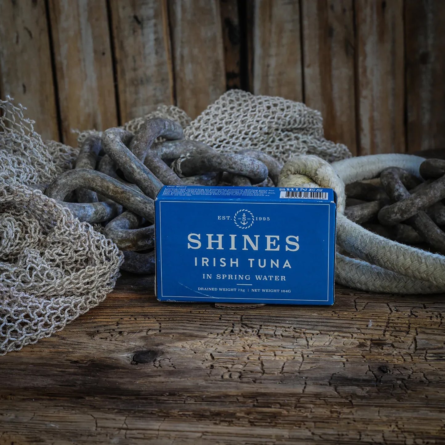 Shines Wild Irish Tuna in Spring Water LOW SALT -104g