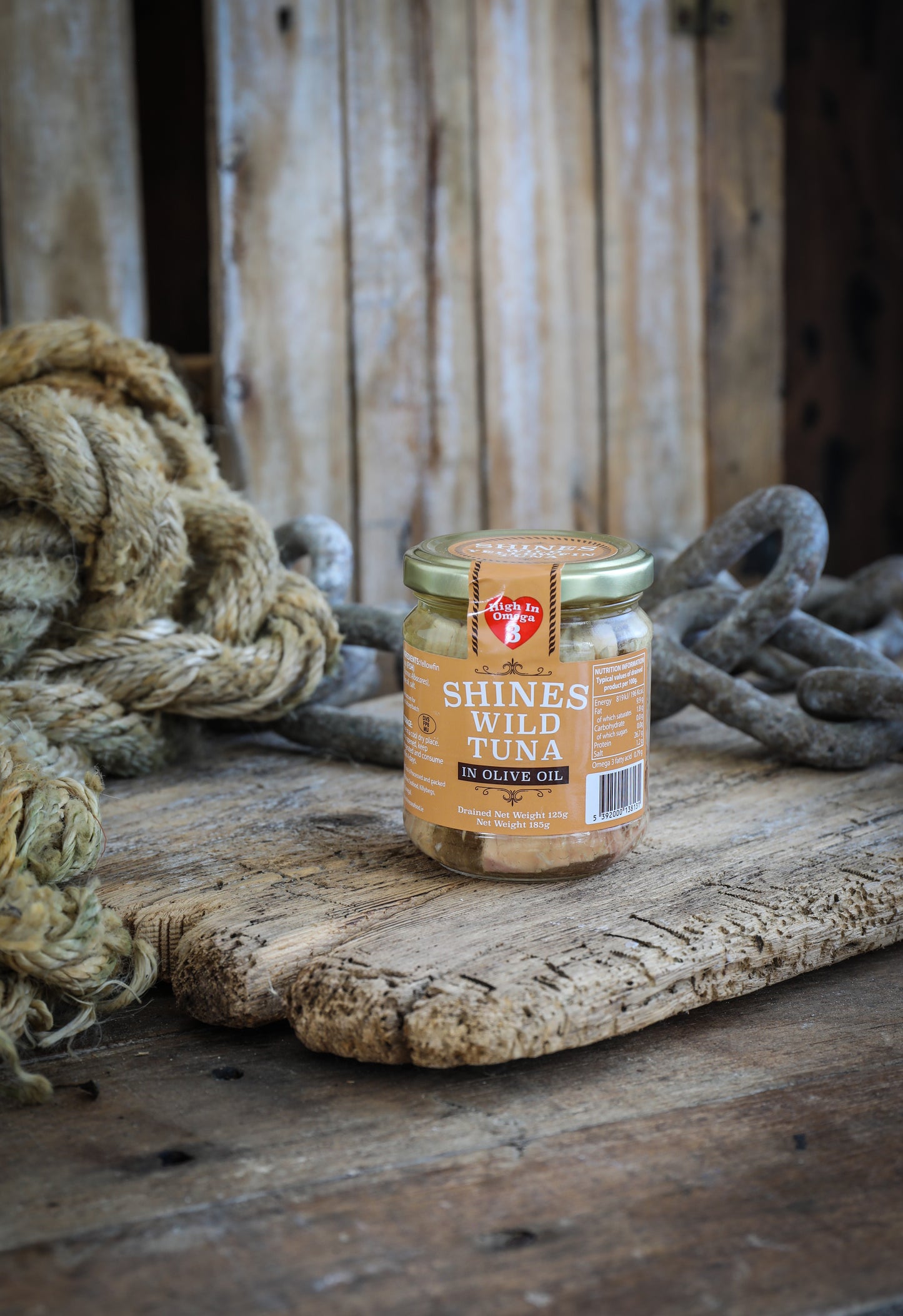 Shines Wild Yellowfin Tuna in Olive Oil 185g