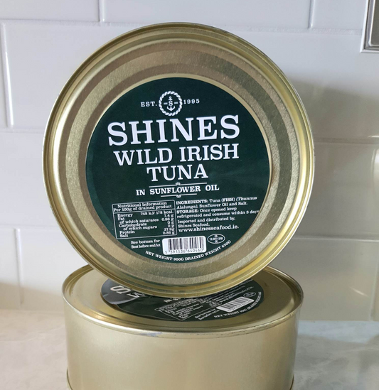 Shines Wild Irish Tuna TIN in Sunflower Oil - 1kg