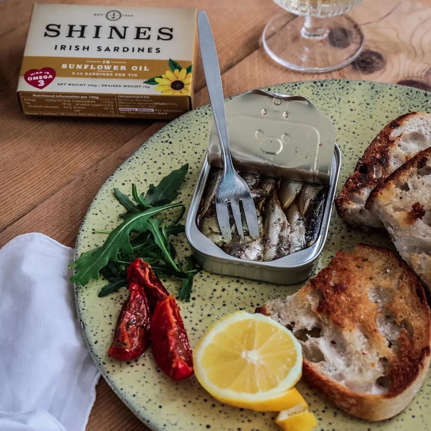 Shines Wild Sardines in Sunflower Oil -106g