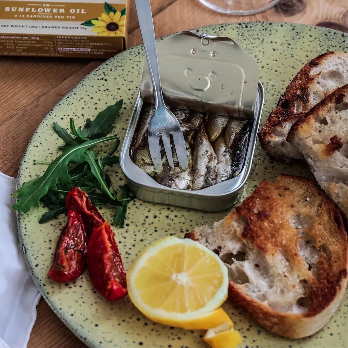 Shines Wild Sardines in Sunflower Oil -106g