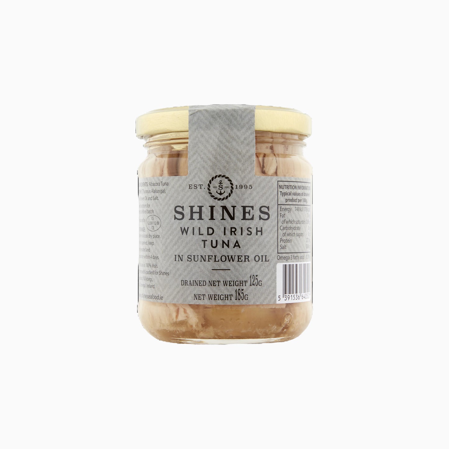 Shines Wild Irish Tuna in Sunflower Oil -185g