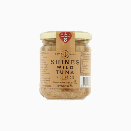 Shines Wild Yellowfin Tuna in Olive Oil 185g