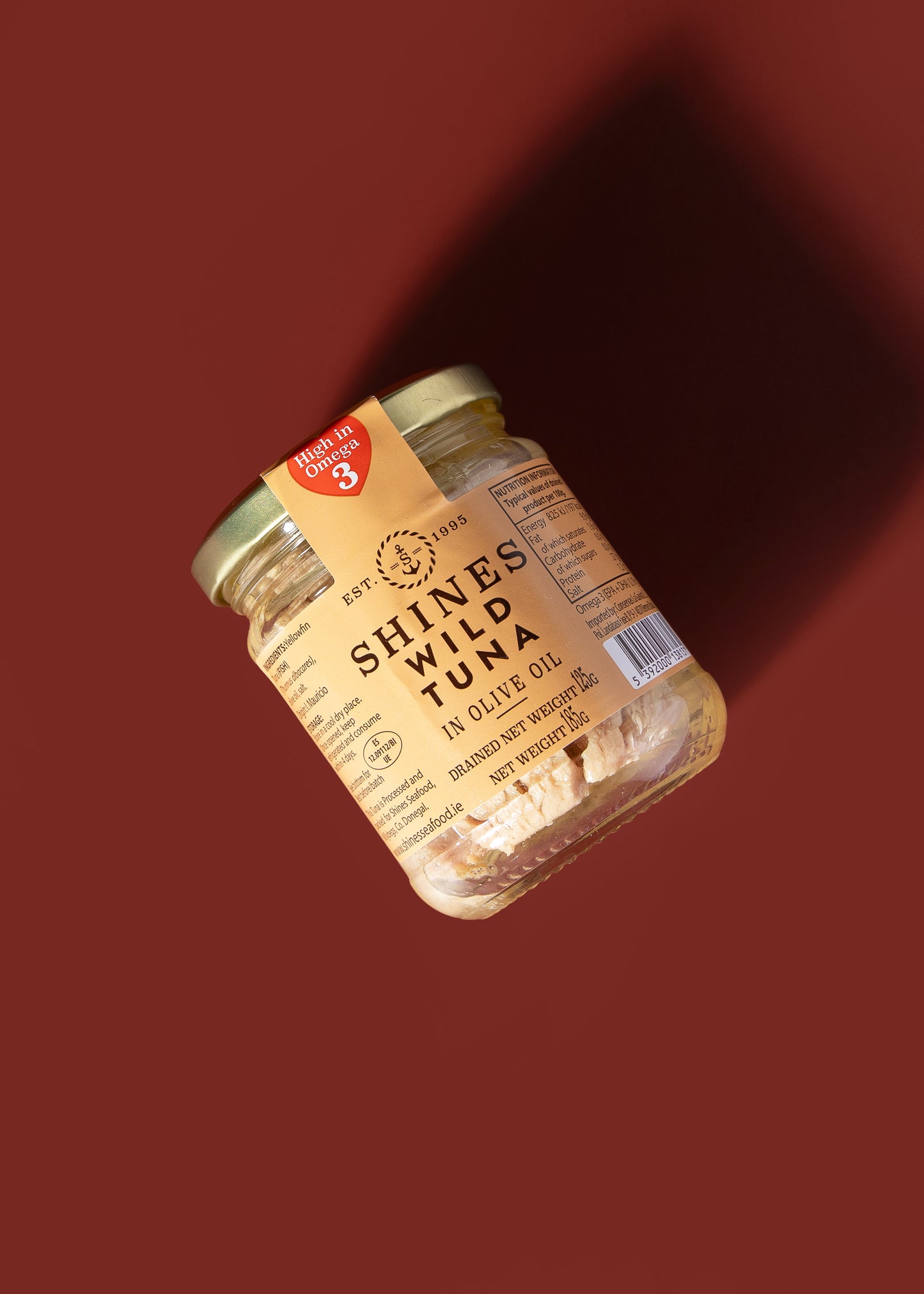 Shines Wild Yellowfin Tuna in Olive Oil 185g
