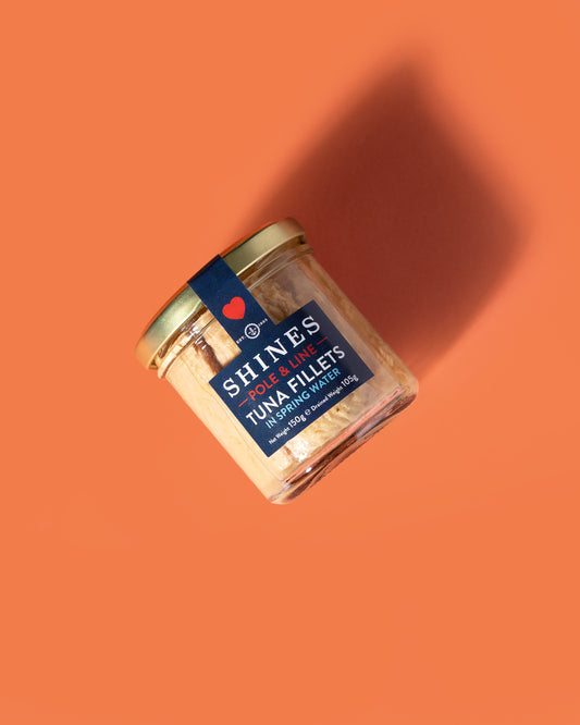 Shines Skipjack Tuna - Line and Pole - Spring Water 150g