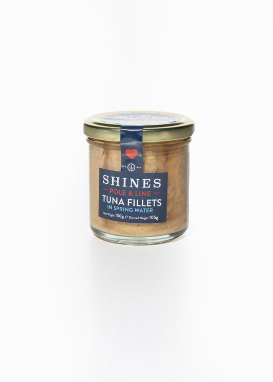 Shines Skipjack Tuna - Line and Pole - Spring Water 150g
