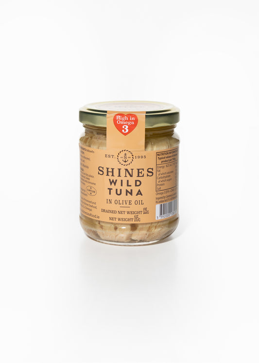 Shines Wild Yellowfin Tuna in Olive Oil 185g