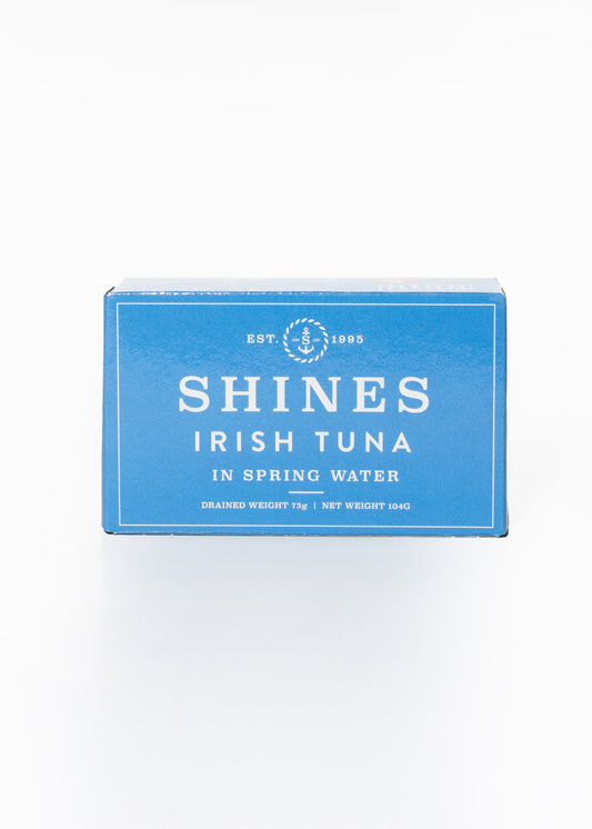 Shines Wild Irish Tuna in Spring Water LOW SALT -104g