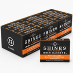 12 BOX Hot Smoked Mackerel Fillets with Peppercorns In Sunflower Oil 110g
