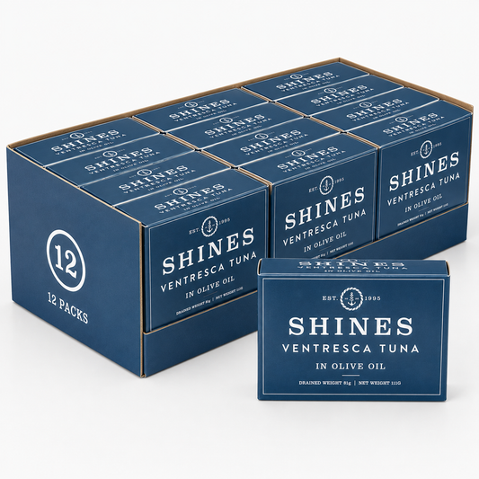 12 Box Tuna Ventresca in Olive Oil 111g tin