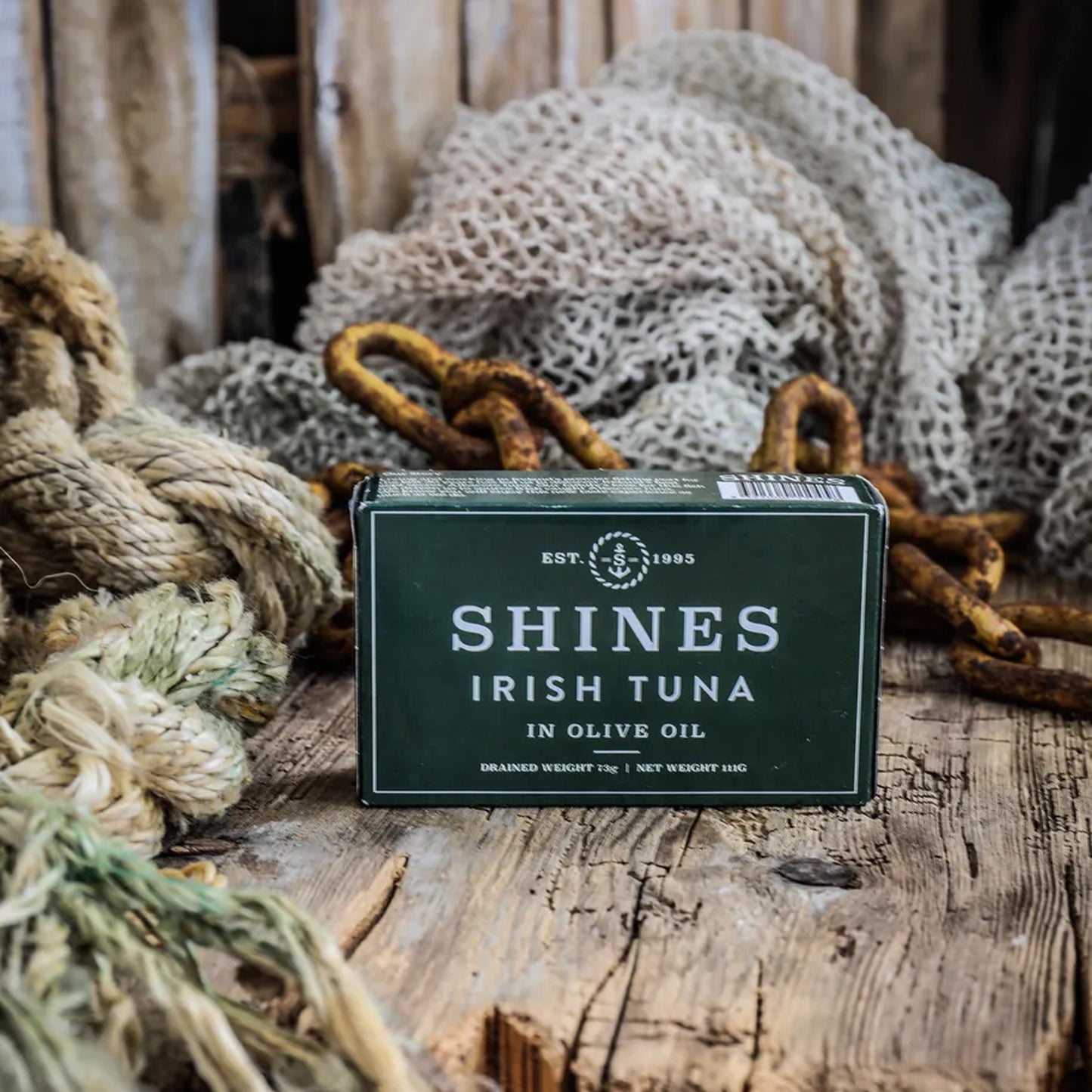 Shines Wild Irish Tuna in Olive Oil -111g