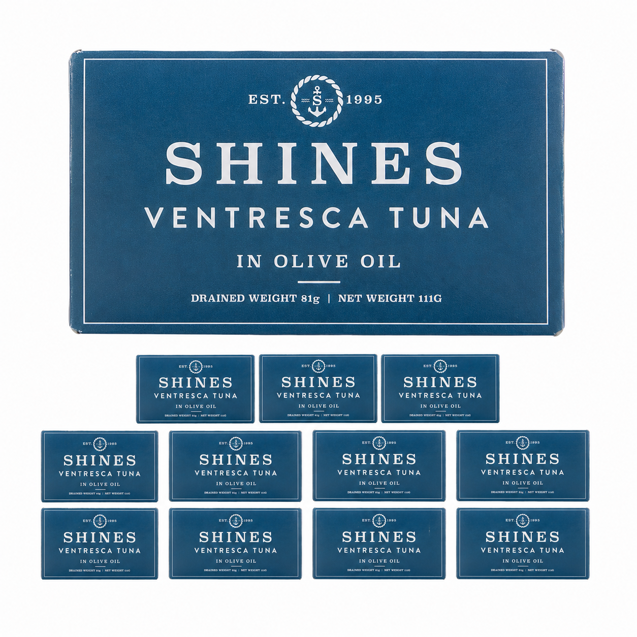 12 Box Yellowfin Ventresca in Olive Oil 111g tin