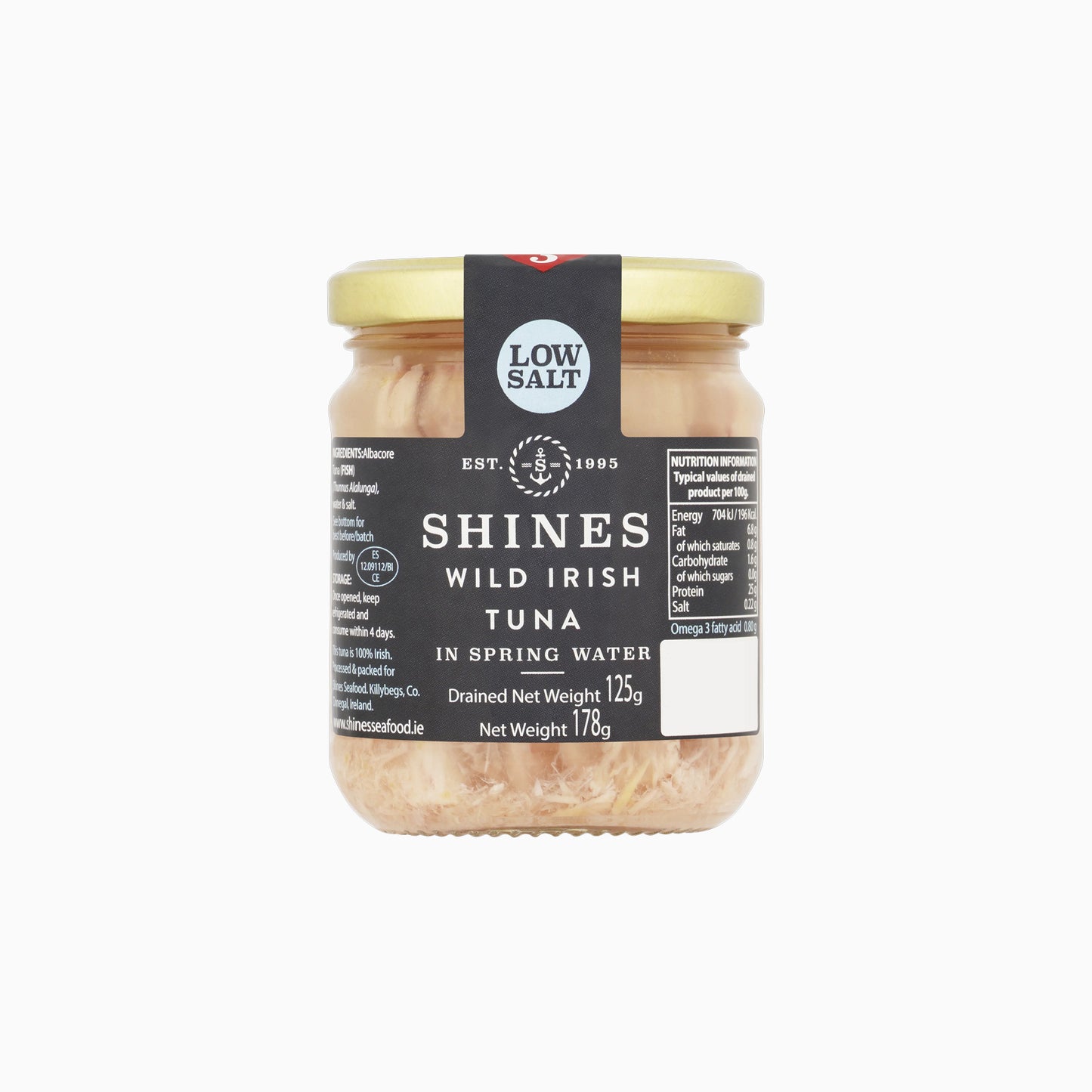 Shines Wild Irish Tuna in Spring Water -185g