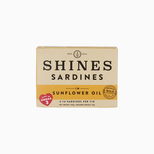 Shines Wild Sardines in Sunflower Oil -106g