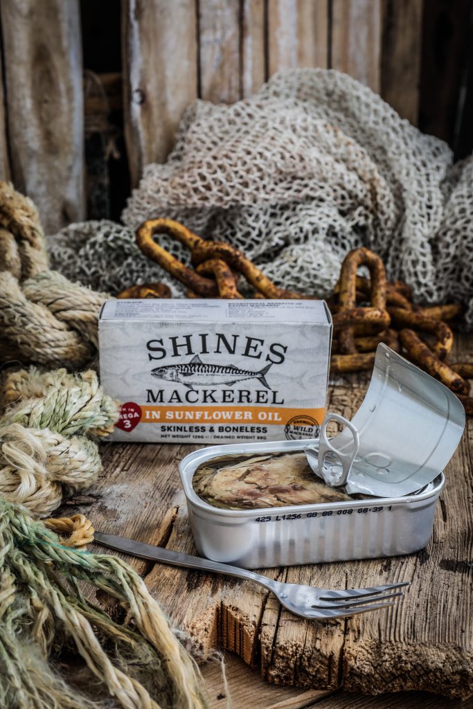 Mackerel Fillets In Sunflower Oil 125g Shines Seafood