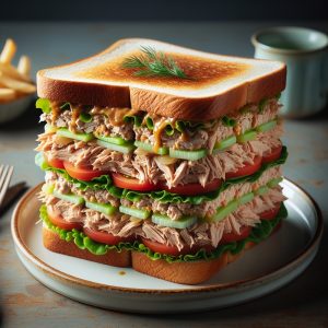 Triple Decker Tuna Sandwich