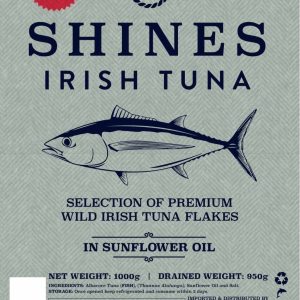 1kg POUCH Shines Wild Irish Tuna in Sunflower Oil